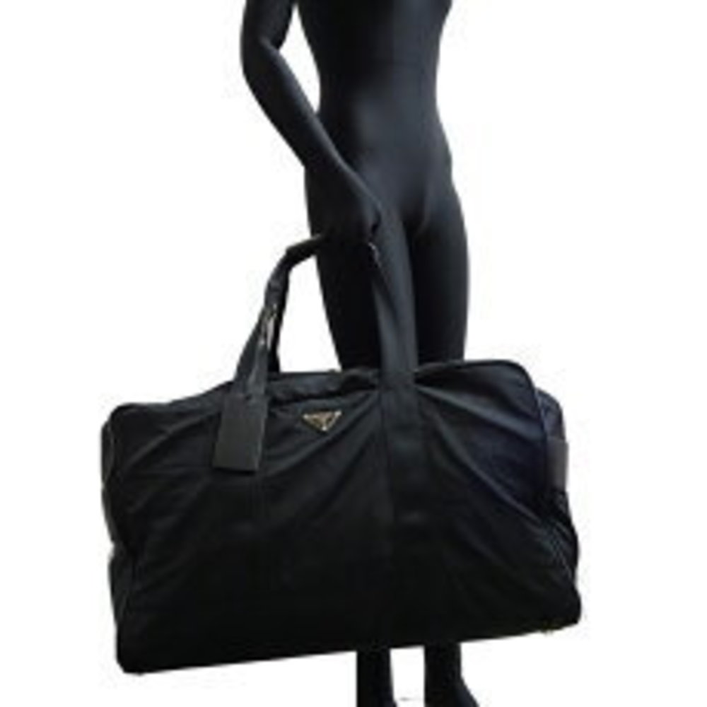 Prada Handbag Boston Bag Nero Black - Picture 8 of 9